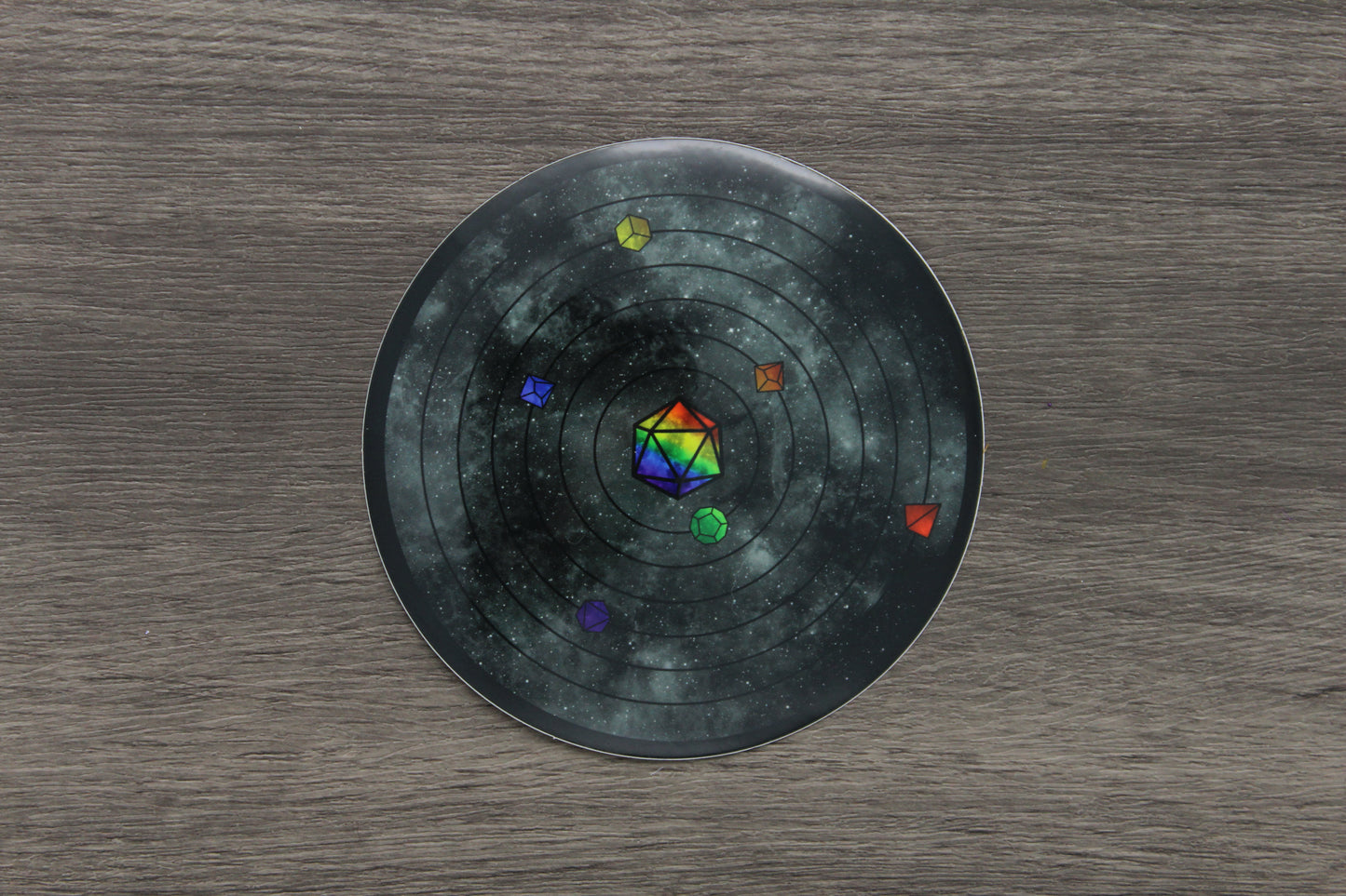 Dice Solar System Sticker