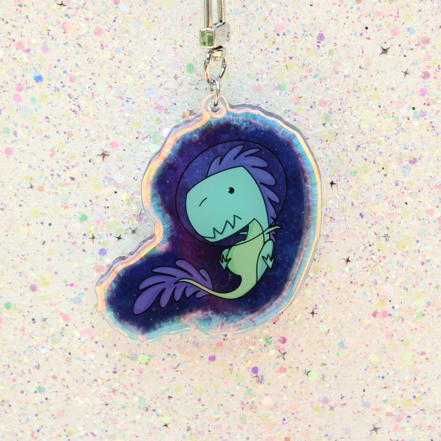 Space Raptor Keychain