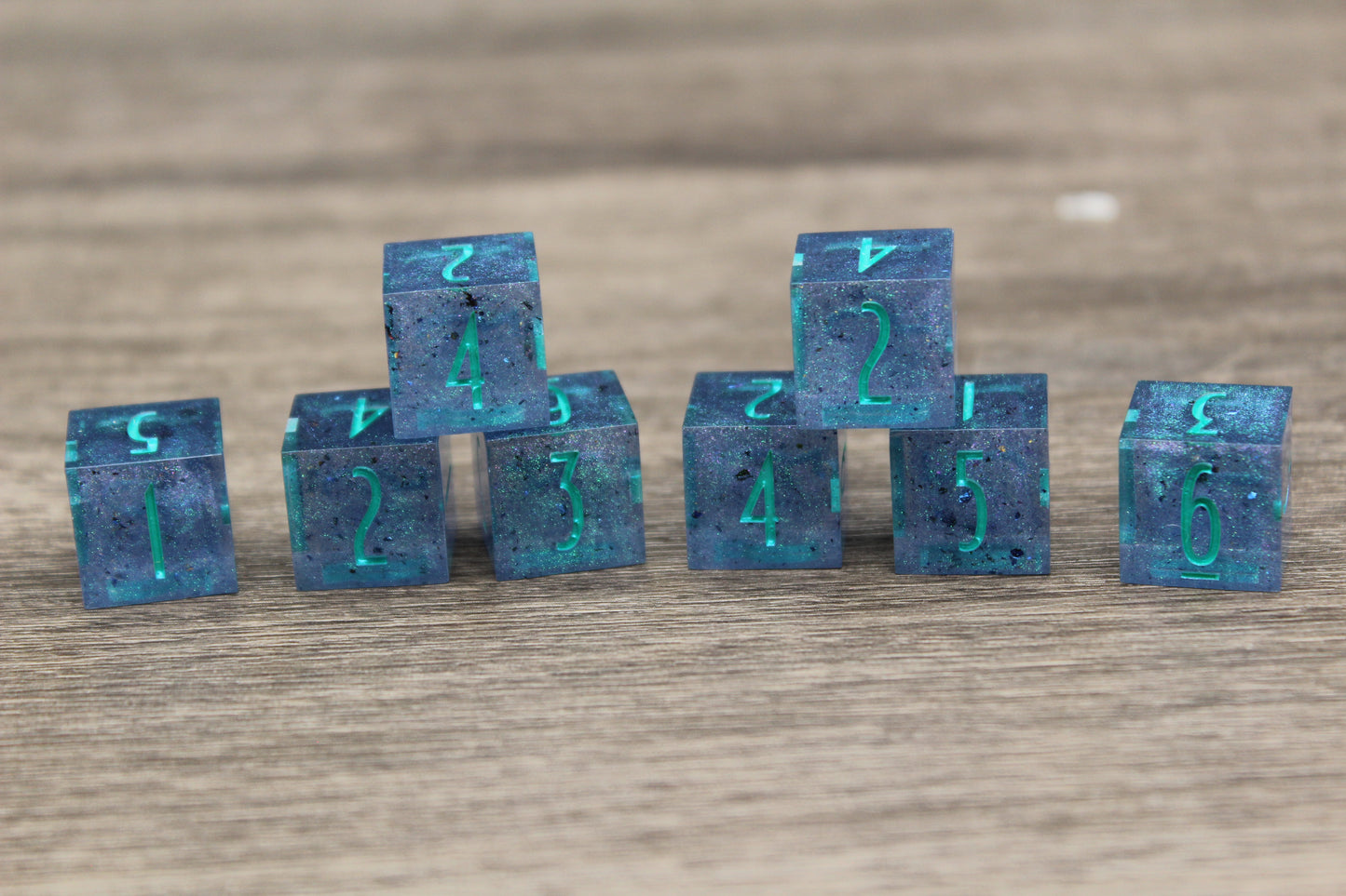 Mystic Mist 8 Piece D6 Set
