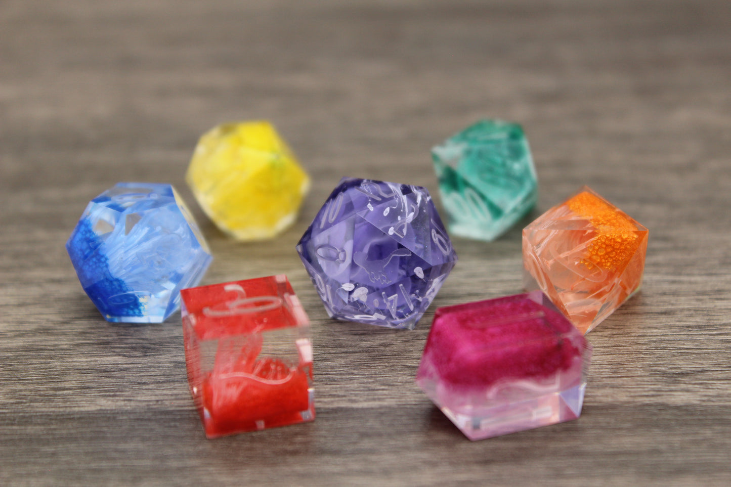 Raw Chromatic Dragon Dice Set