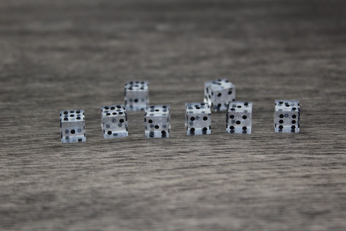 Clear D6 Dice Set