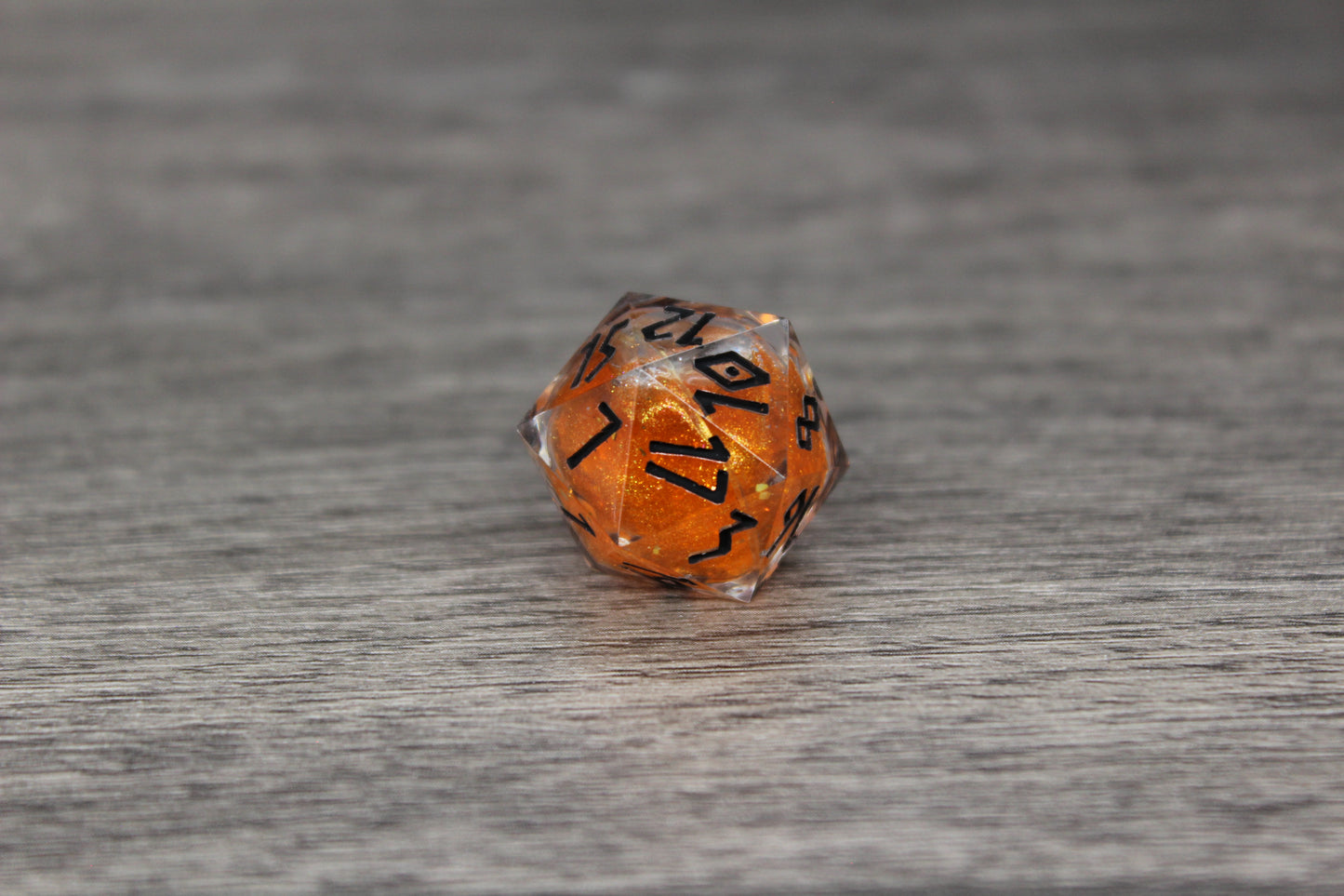 Orange Swirl Liquid Core 20mm D20