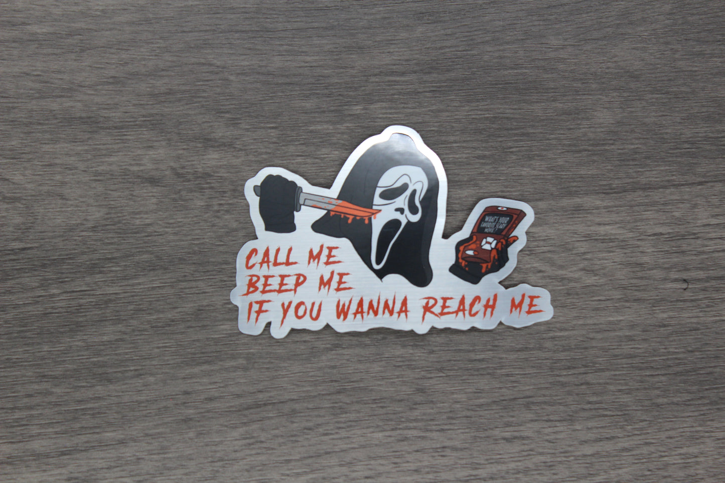 Call Me Sticker