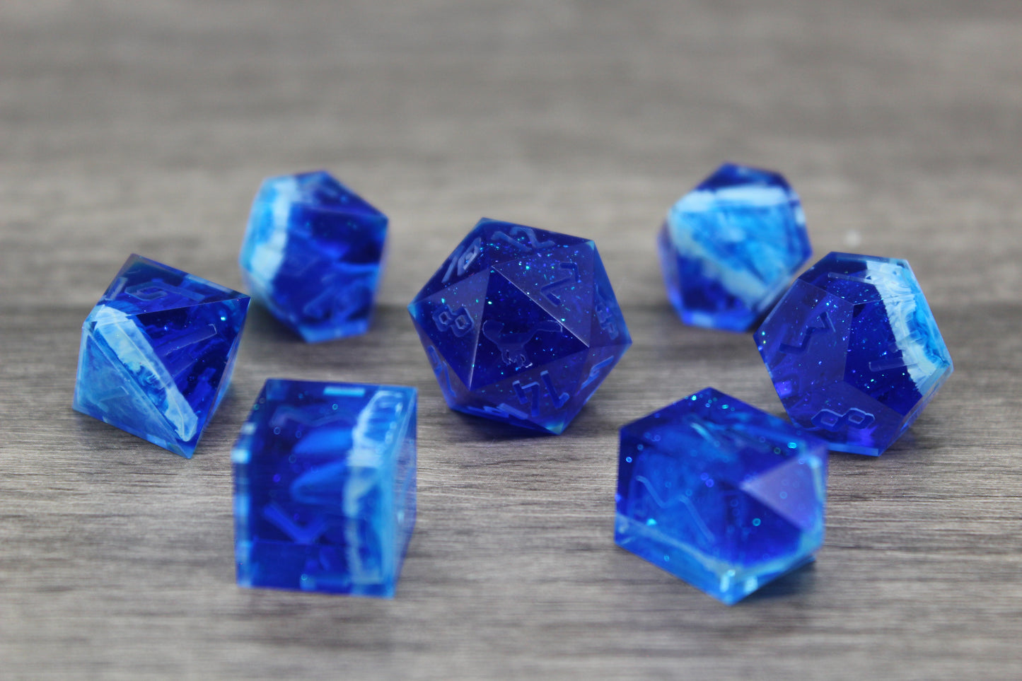 Raw Ocean Deep Dice Set