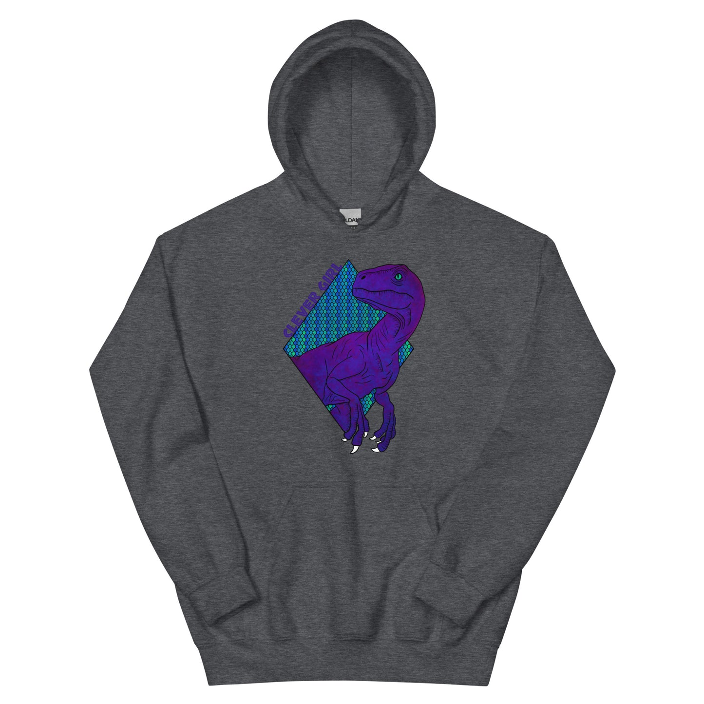 Purple Clever Girl Unisex Hoodie