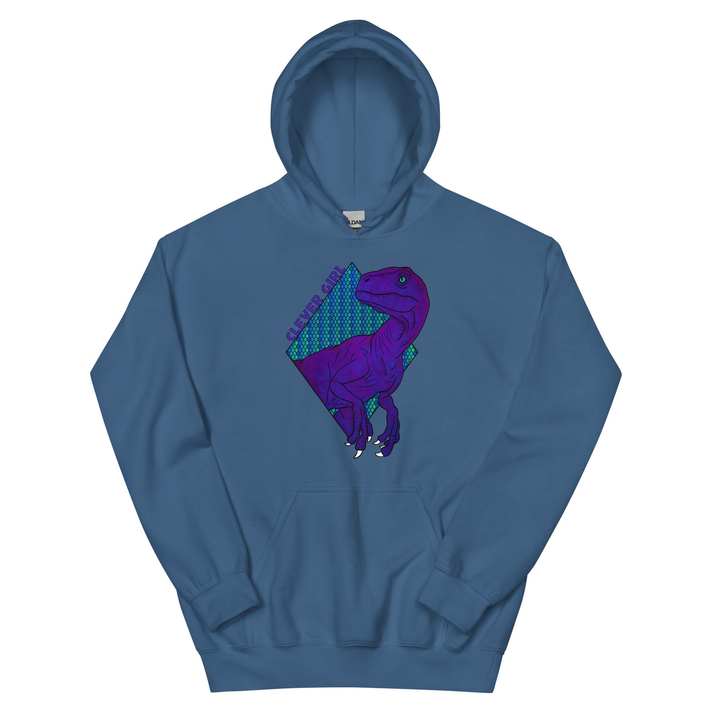 Purple Clever Girl Unisex Hoodie