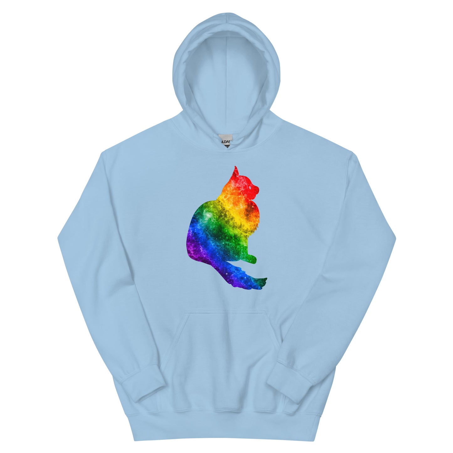 Rainbow Bridge Cat Unisex Hoodie