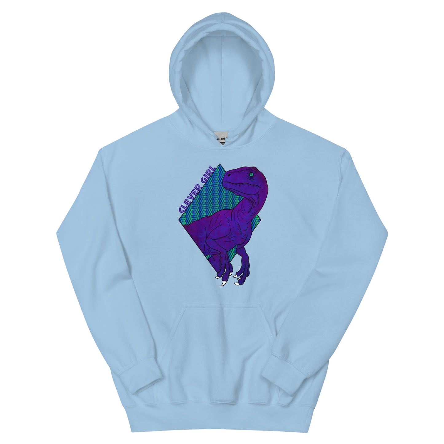 Purple Clever Girl Unisex Hoodie