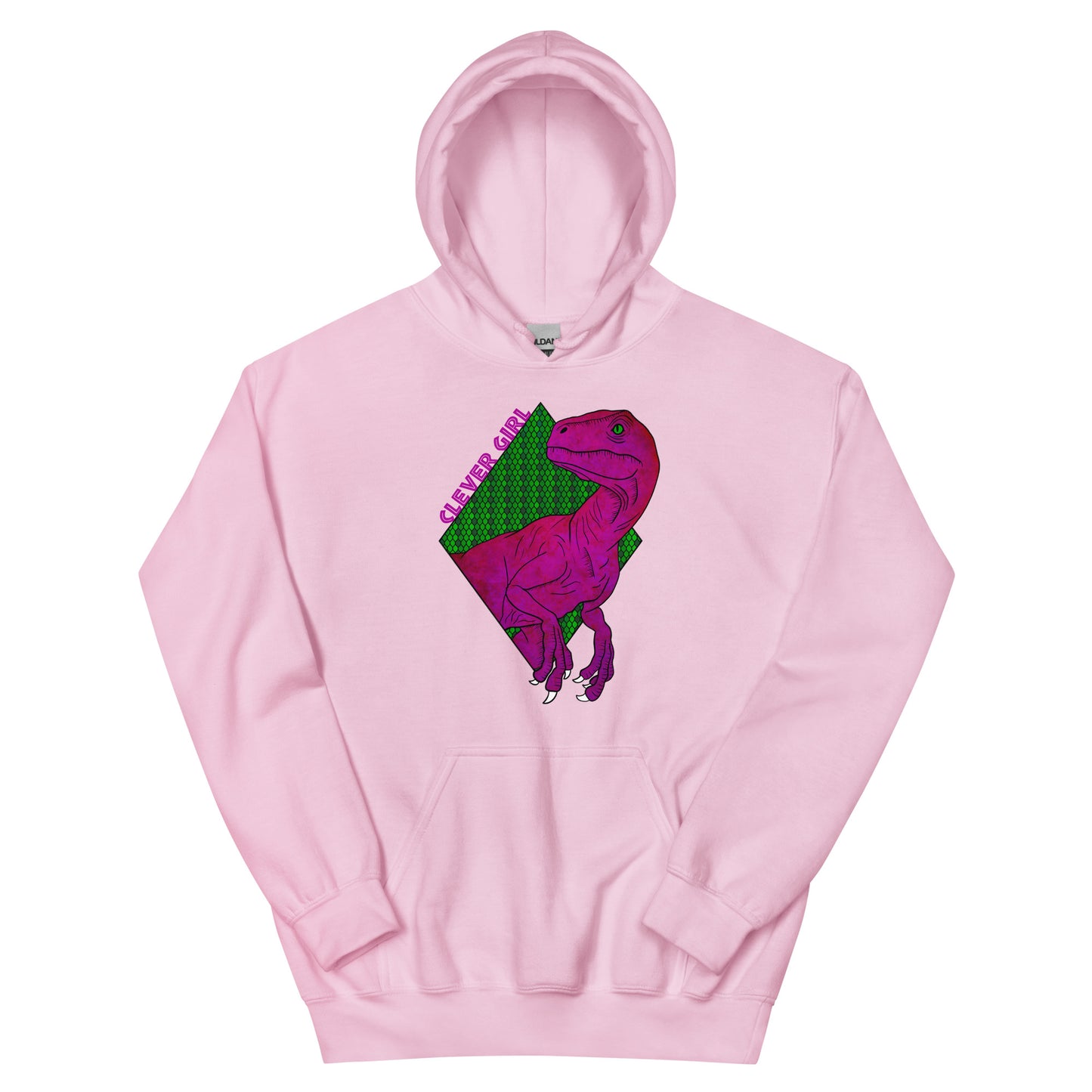 Pink Clever Girl Unisex Hoodie