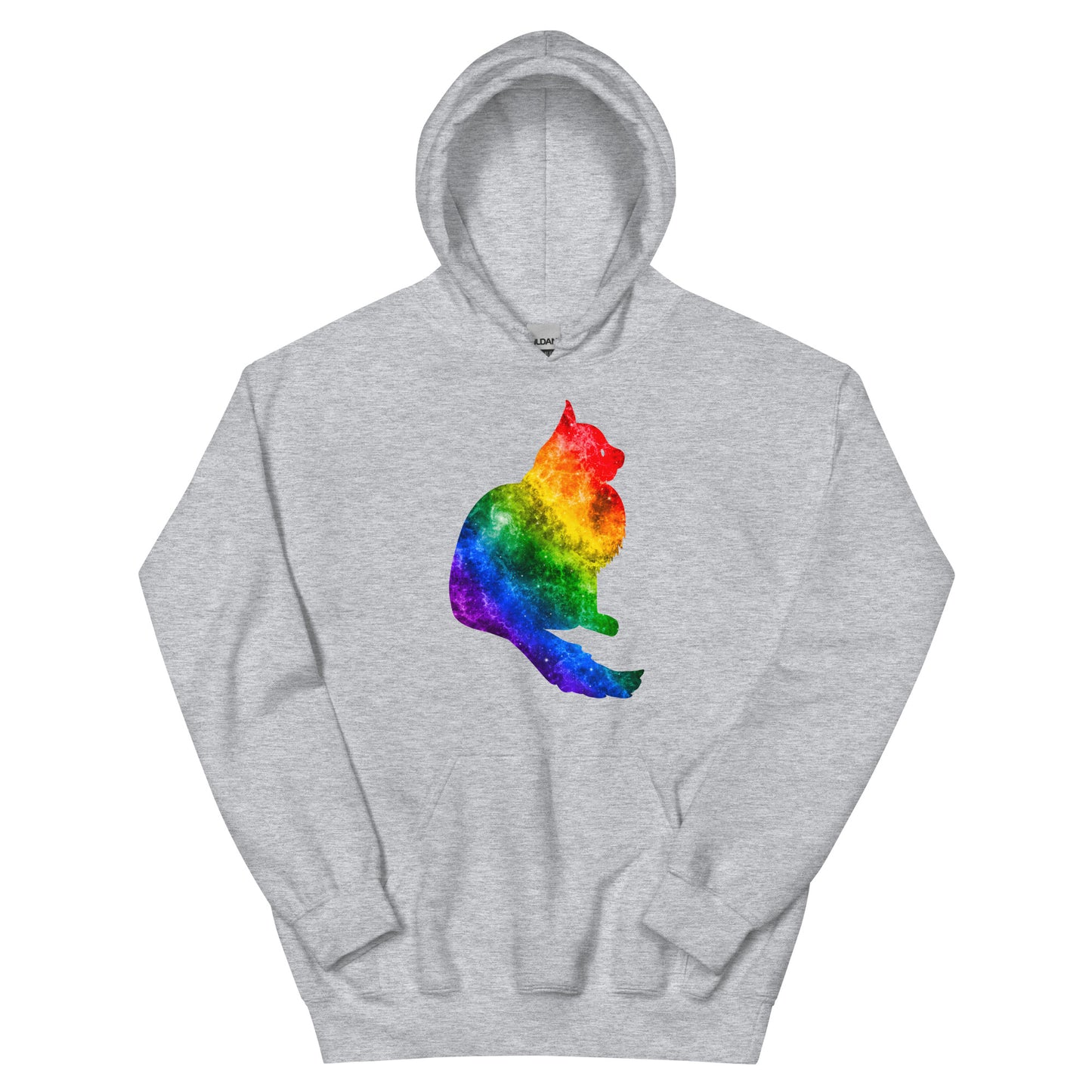 Rainbow Bridge Cat Unisex Hoodie
