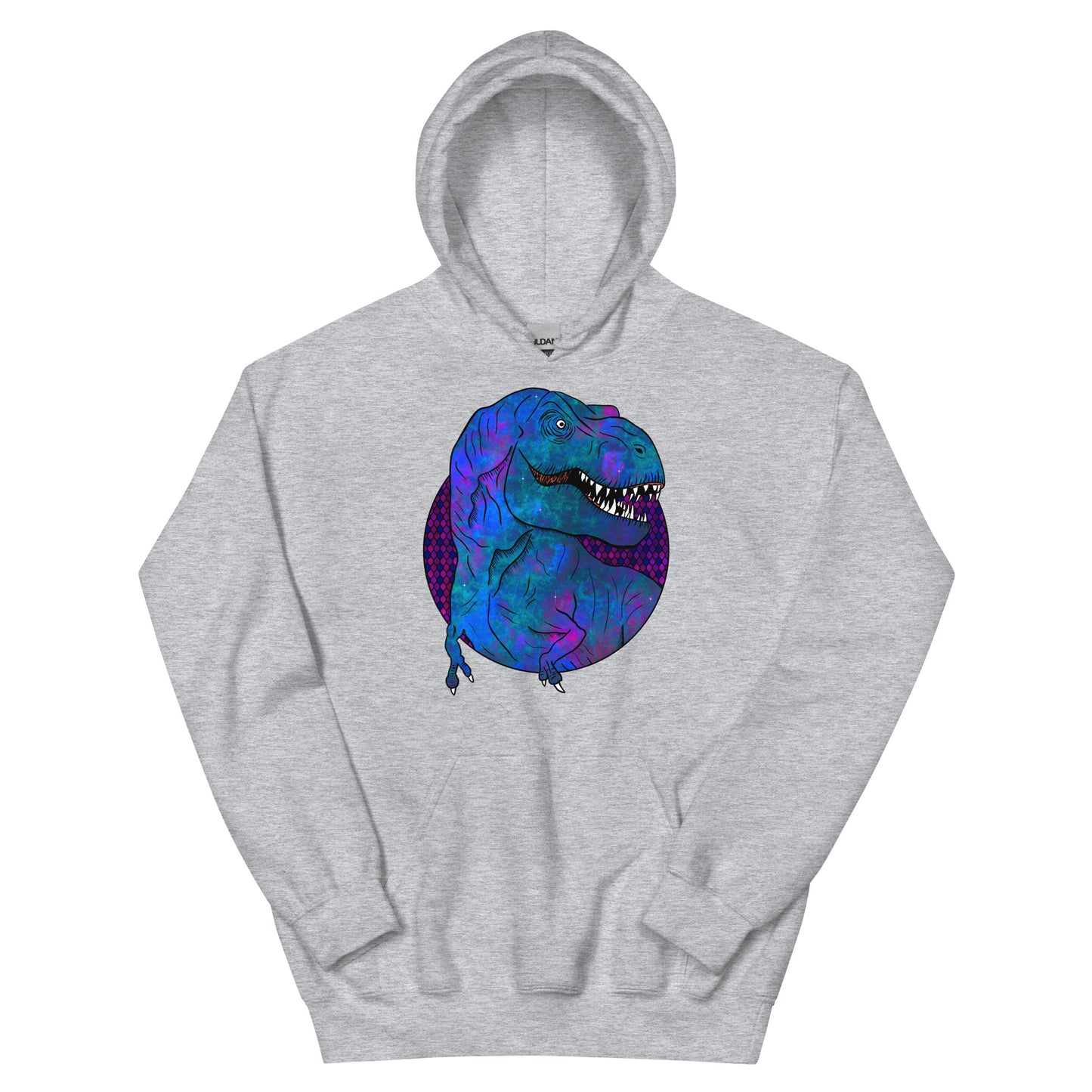 Blue/Purple Trex Unisex Hoodie