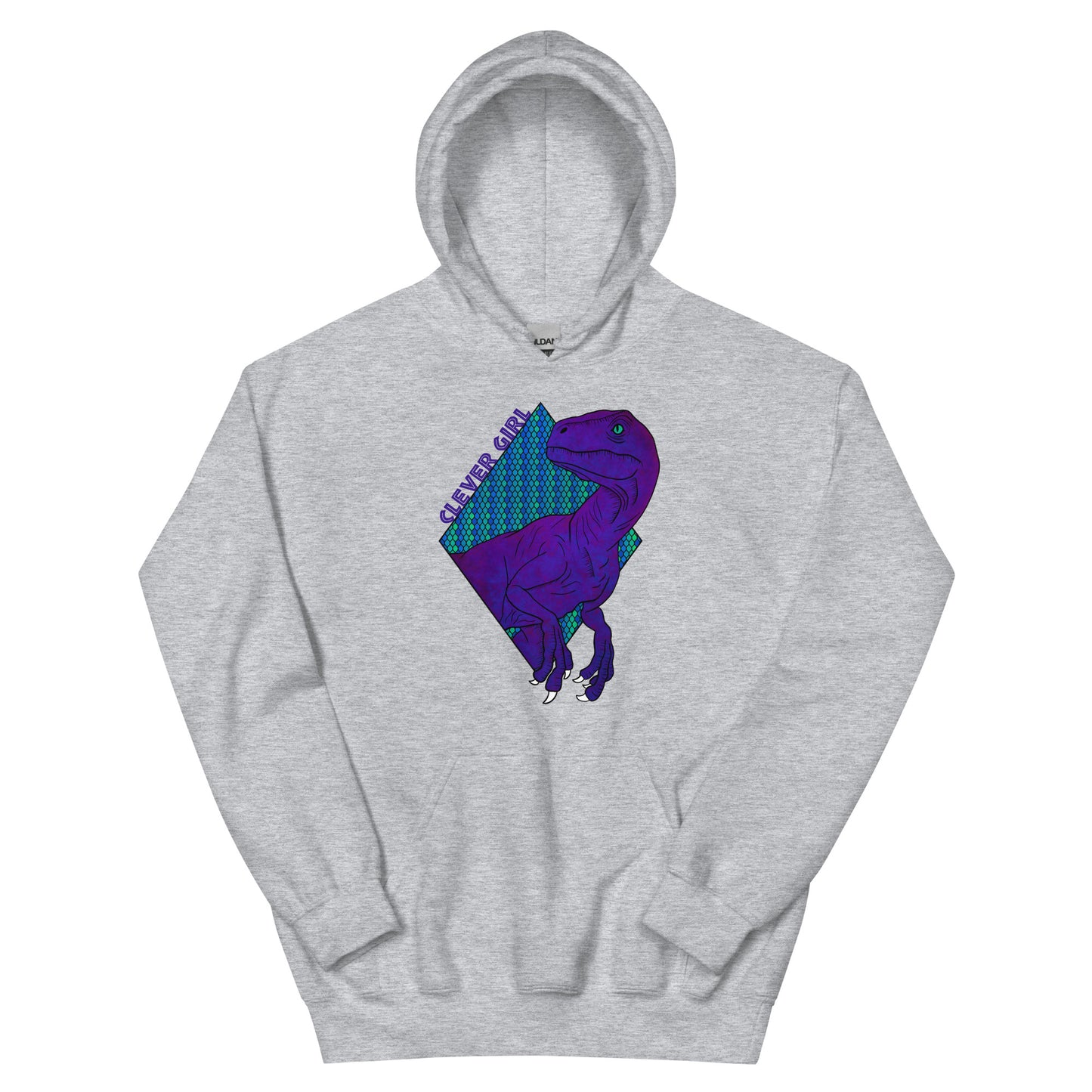 Purple Clever Girl Unisex Hoodie