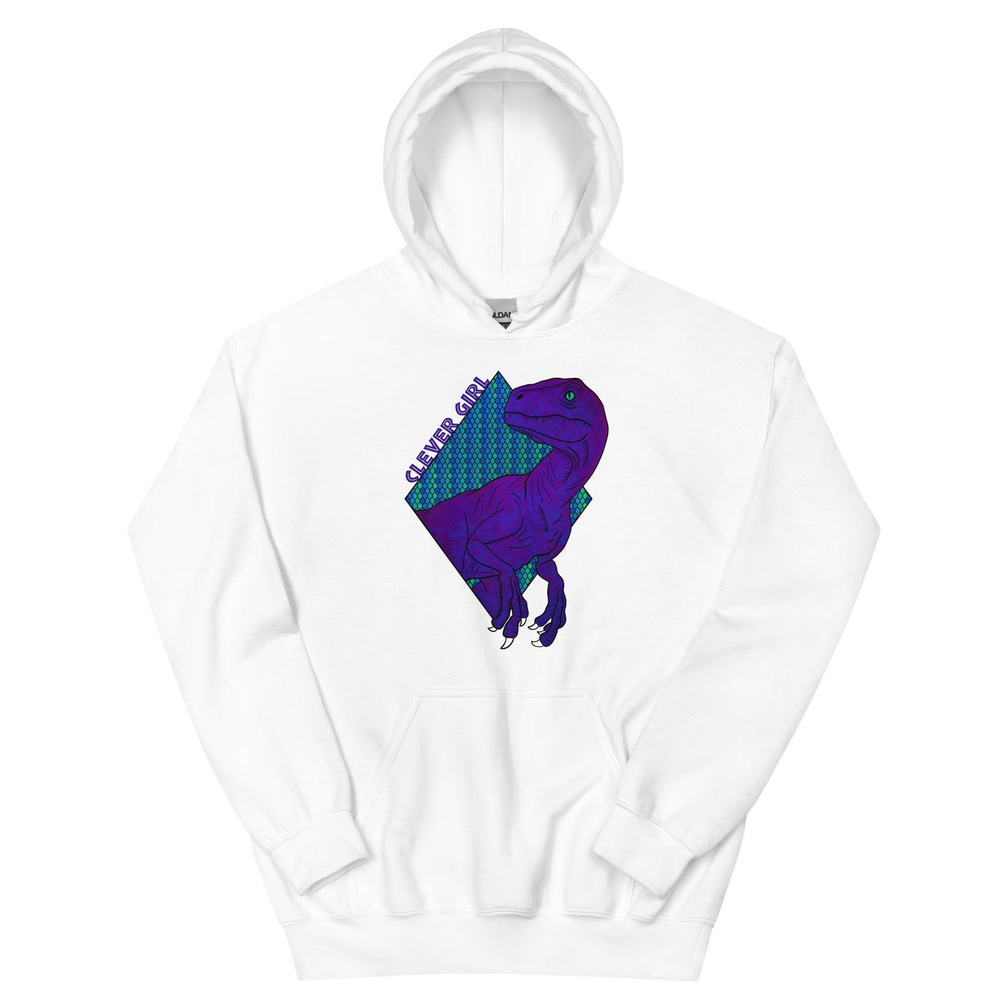 Purple Clever Girl Unisex Hoodie