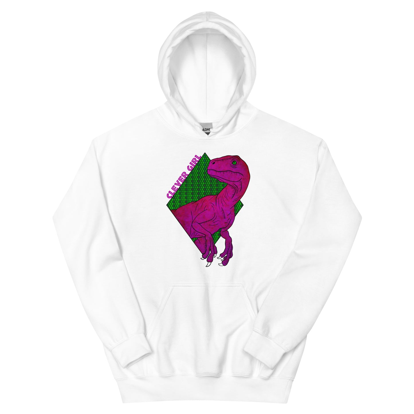 Pink Clever Girl Unisex Hoodie