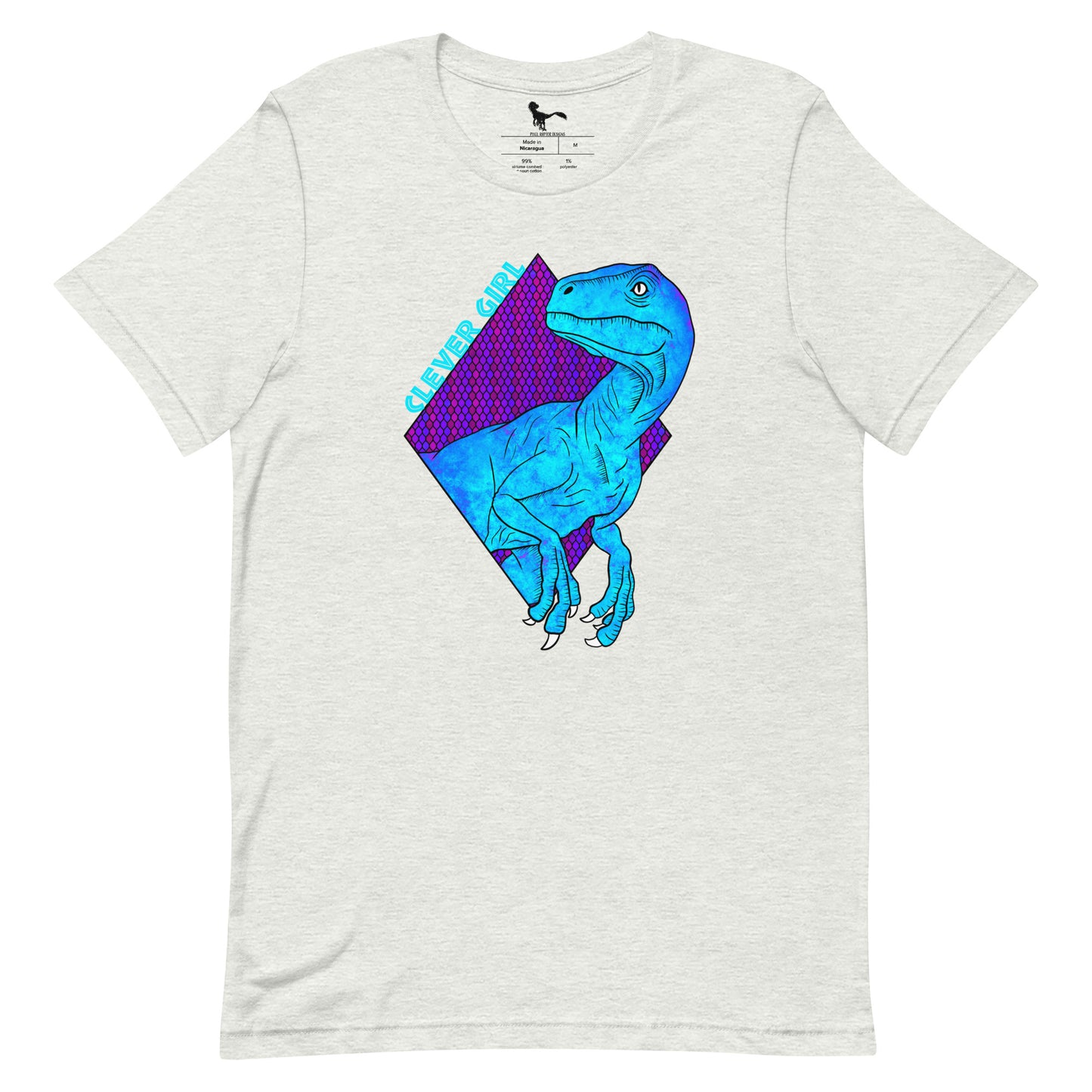 Blue Clever Girl Unisex T-Shirt
