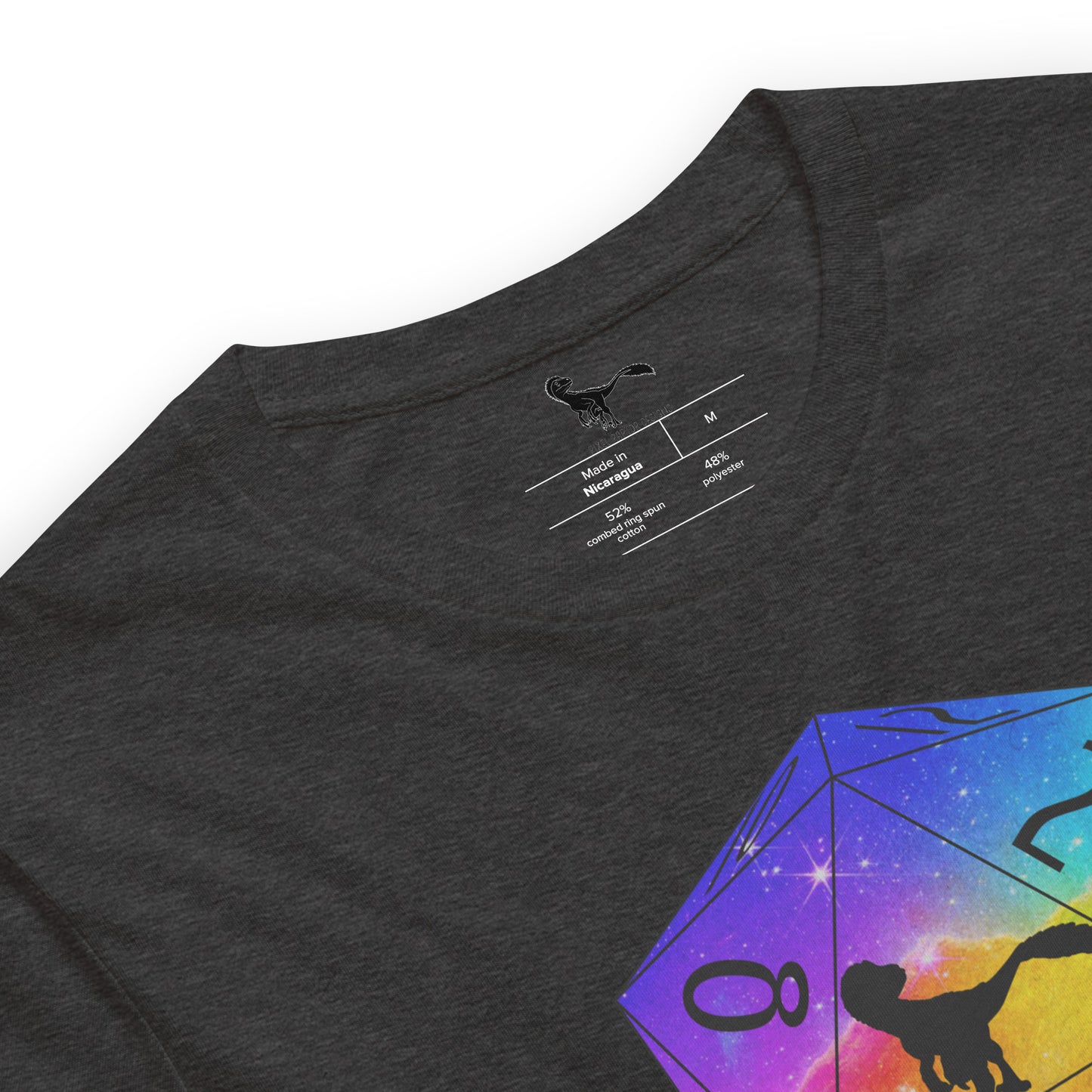 Pixel Raptor Dice Unisex T-Shirt