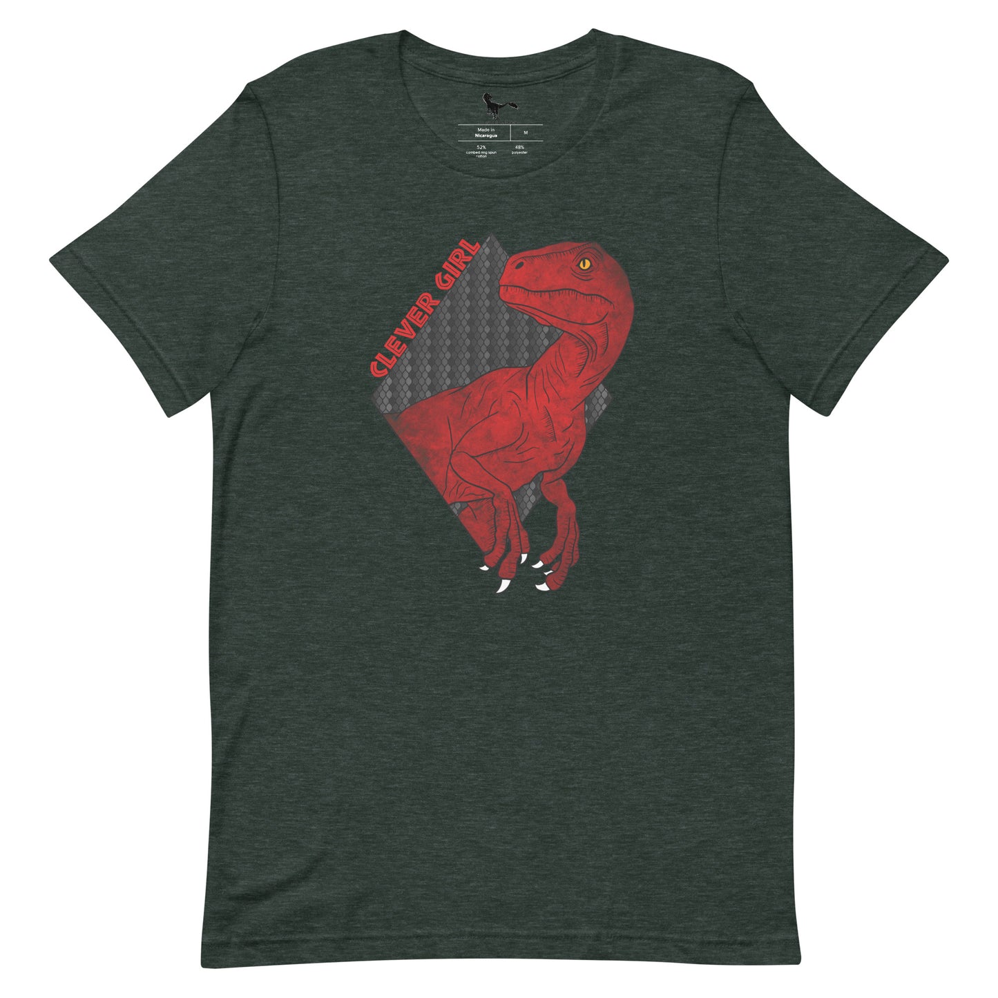 Red Clever Girl Unisex T-Shirt