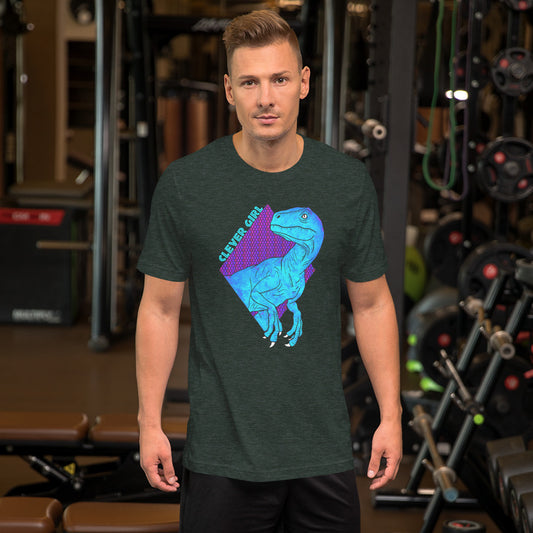 Blue Clever Girl Unisex T-Shirt