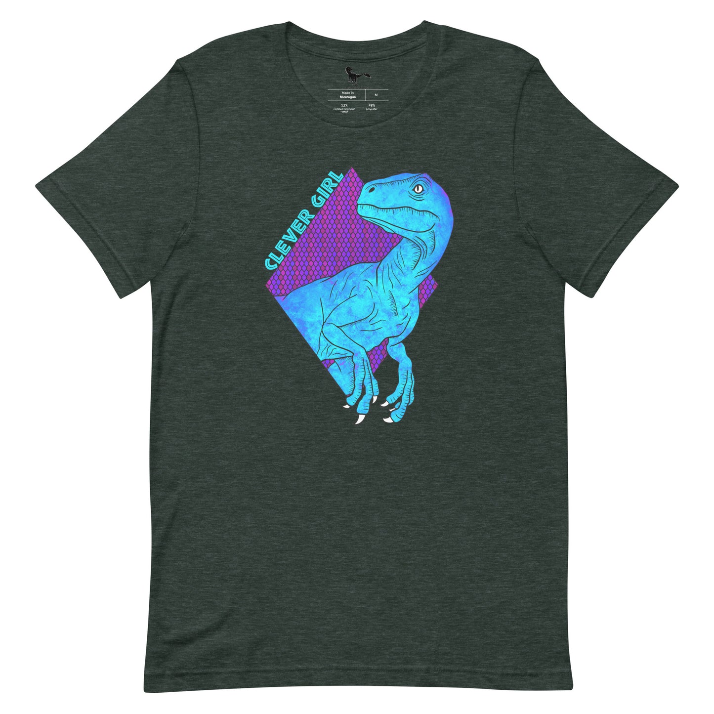 Blue Clever Girl Unisex T-Shirt