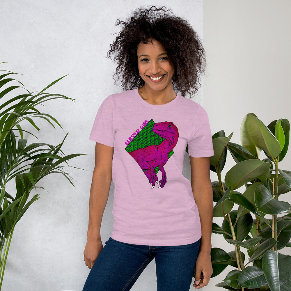 Pink Clever Girl Unisex T-Shirt
