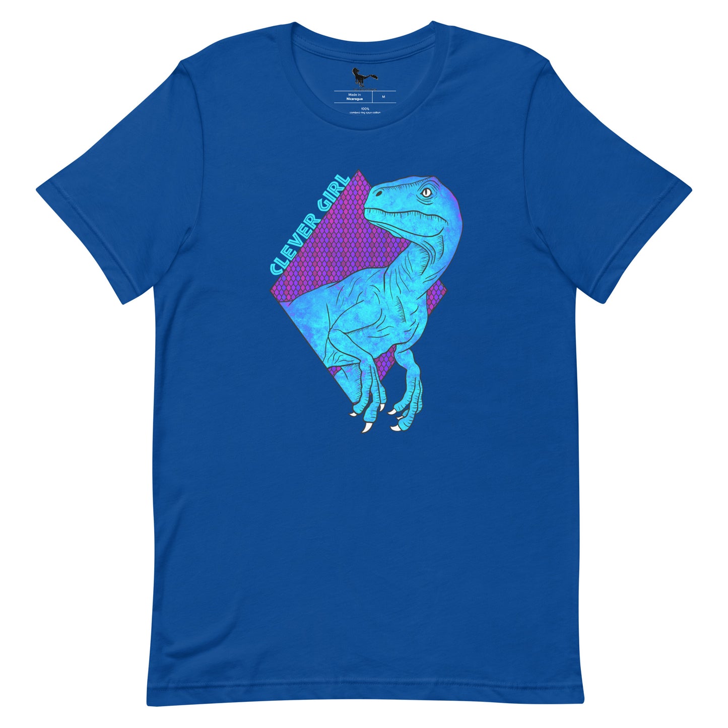 Blue Clever Girl Unisex T-Shirt