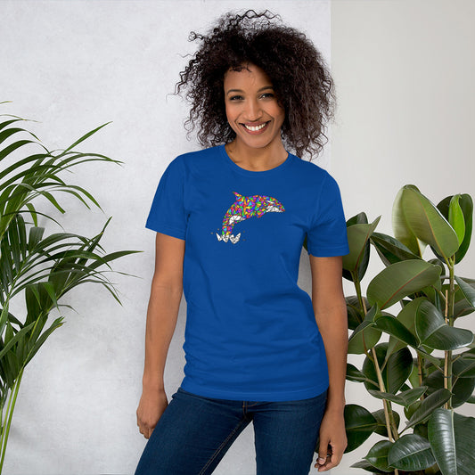 Rainbow Orca Unisex T-Shirt