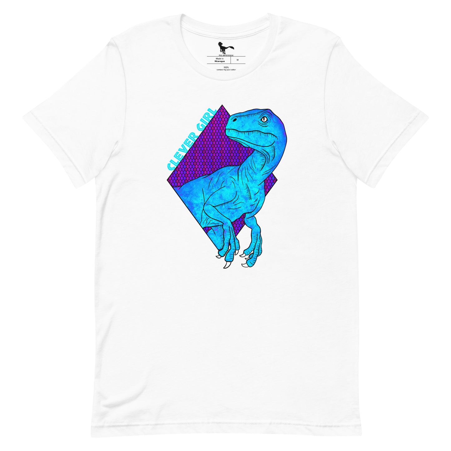 Blue Clever Girl Unisex T-Shirt
