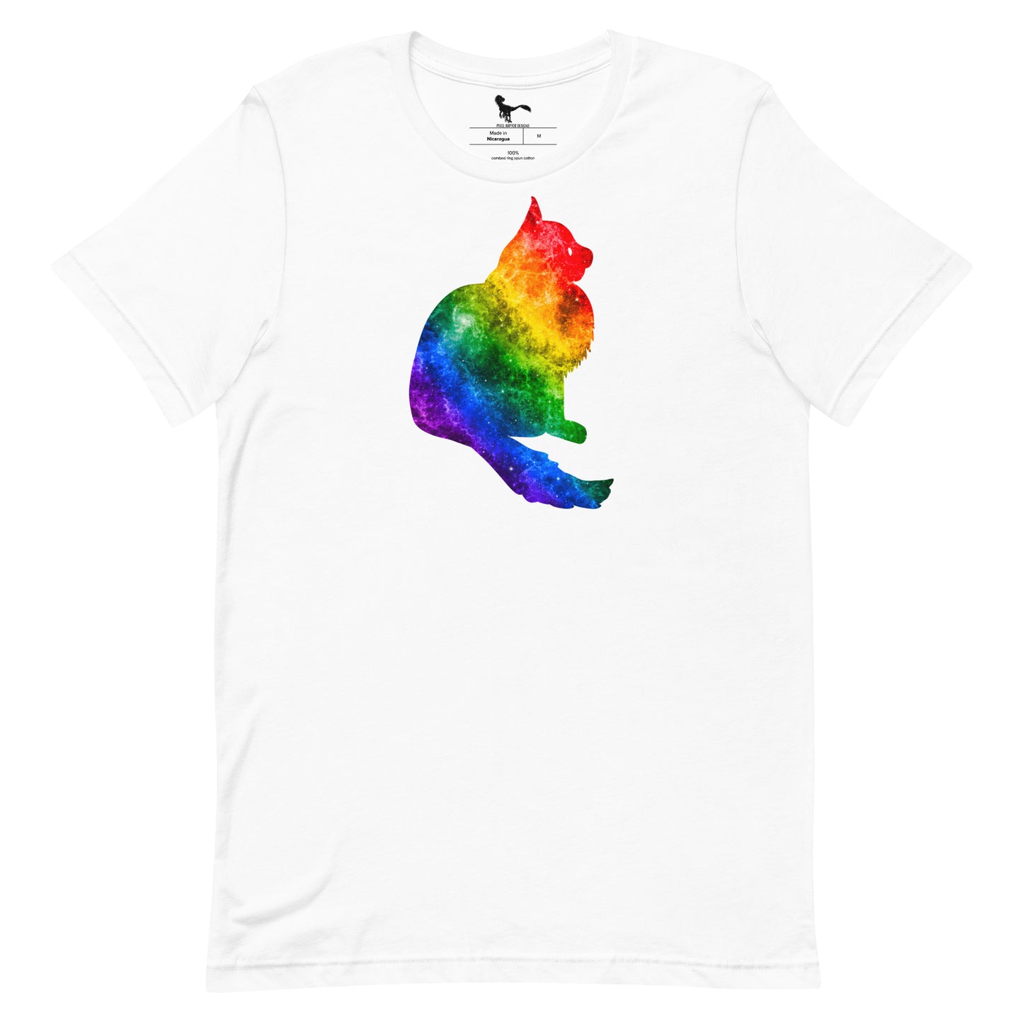 Rainbow Bridge Cat Unisex T-Shirt