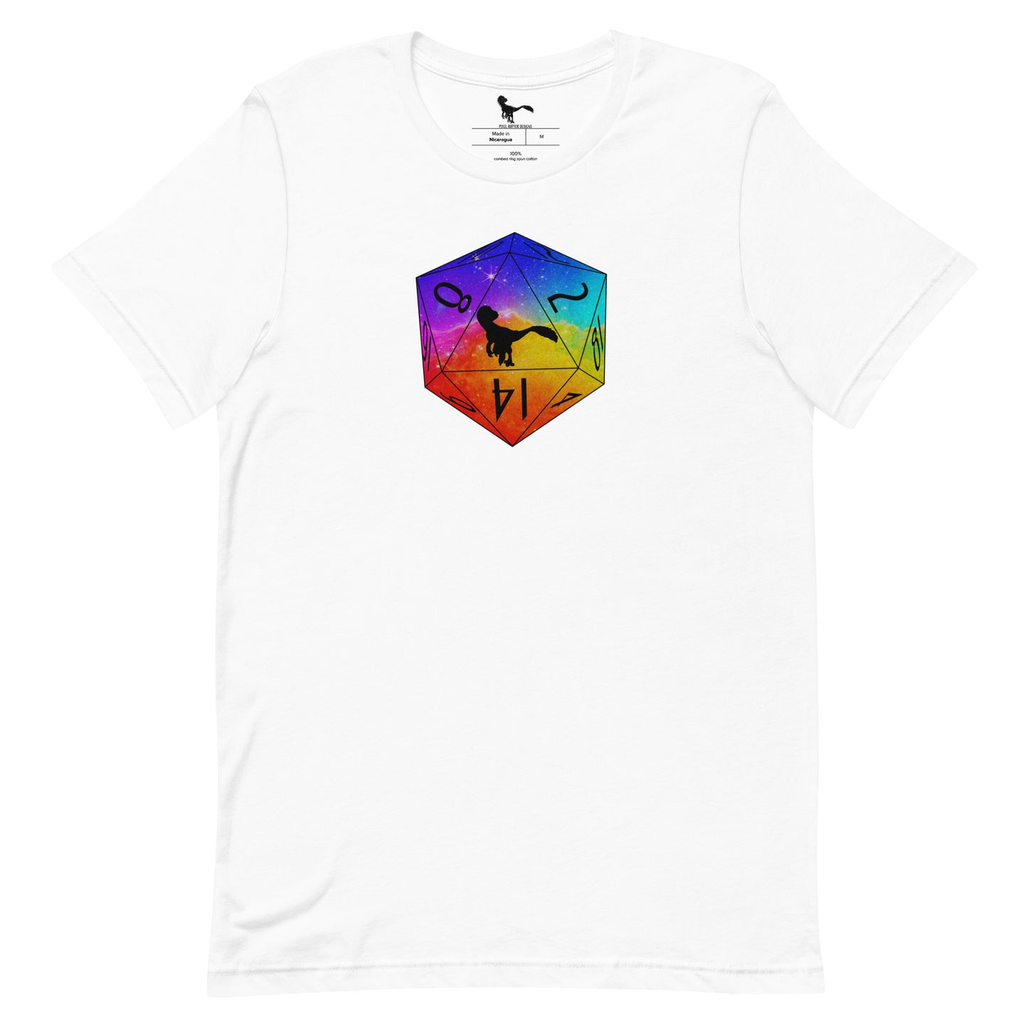 Pixel Raptor Dice Unisex T-Shirt