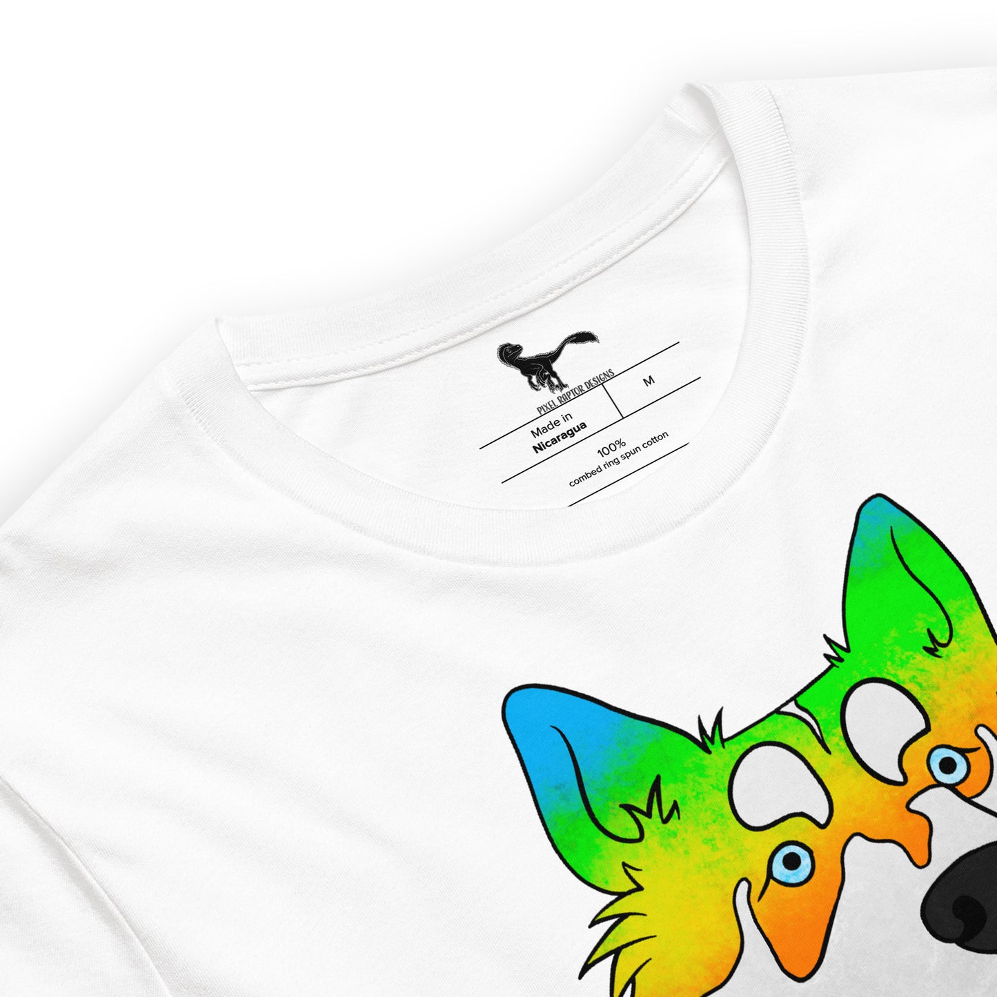 Rainbow Husky Unisex T-Shirt