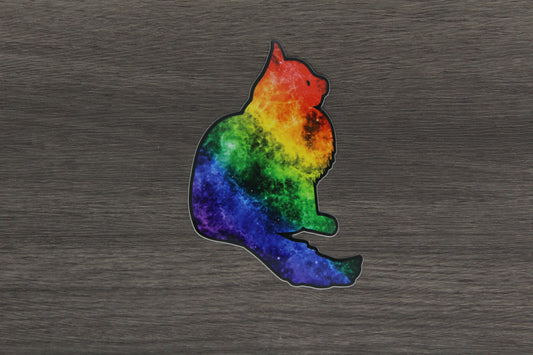 Rainbow Bridge Cat Sticker