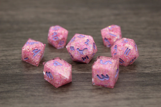 Candy Heart Dice Set