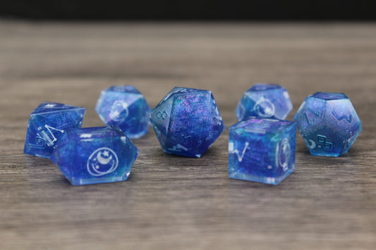 Raw Cosmic Brain Burs Dice Set