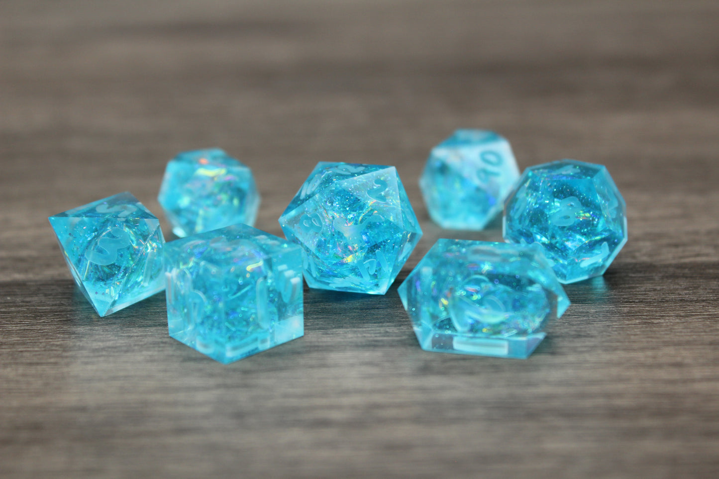 Raw Crystal Lake Dice Set