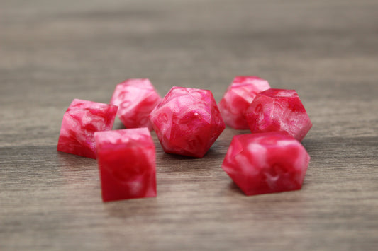 Raw Pretty Pink Dice Set