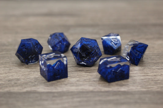 Raw Midnight Depths Dice Set