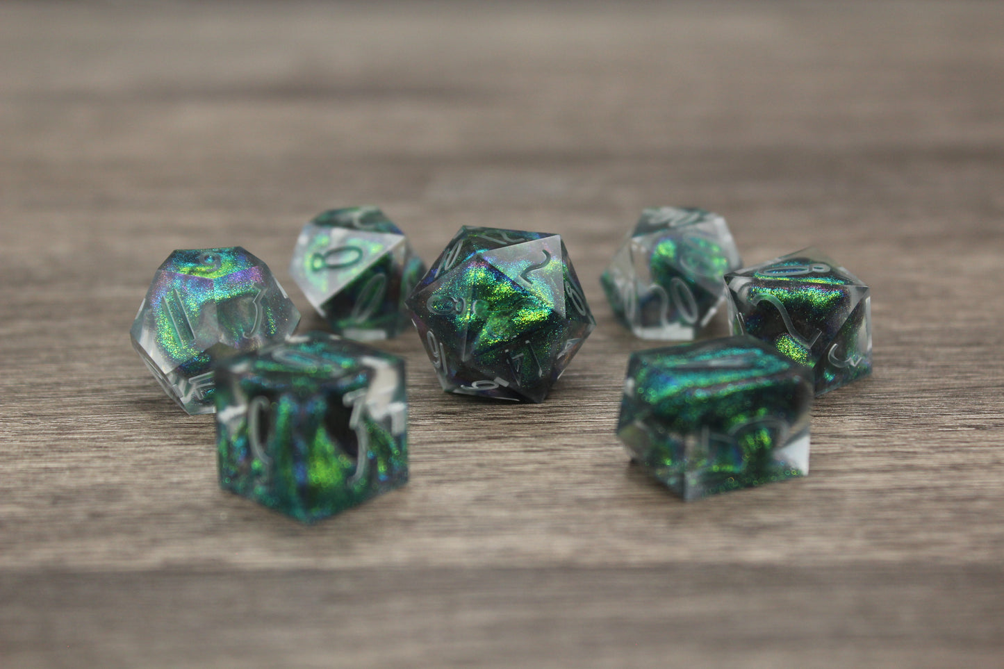 Raw Mystic Wood Dice Set