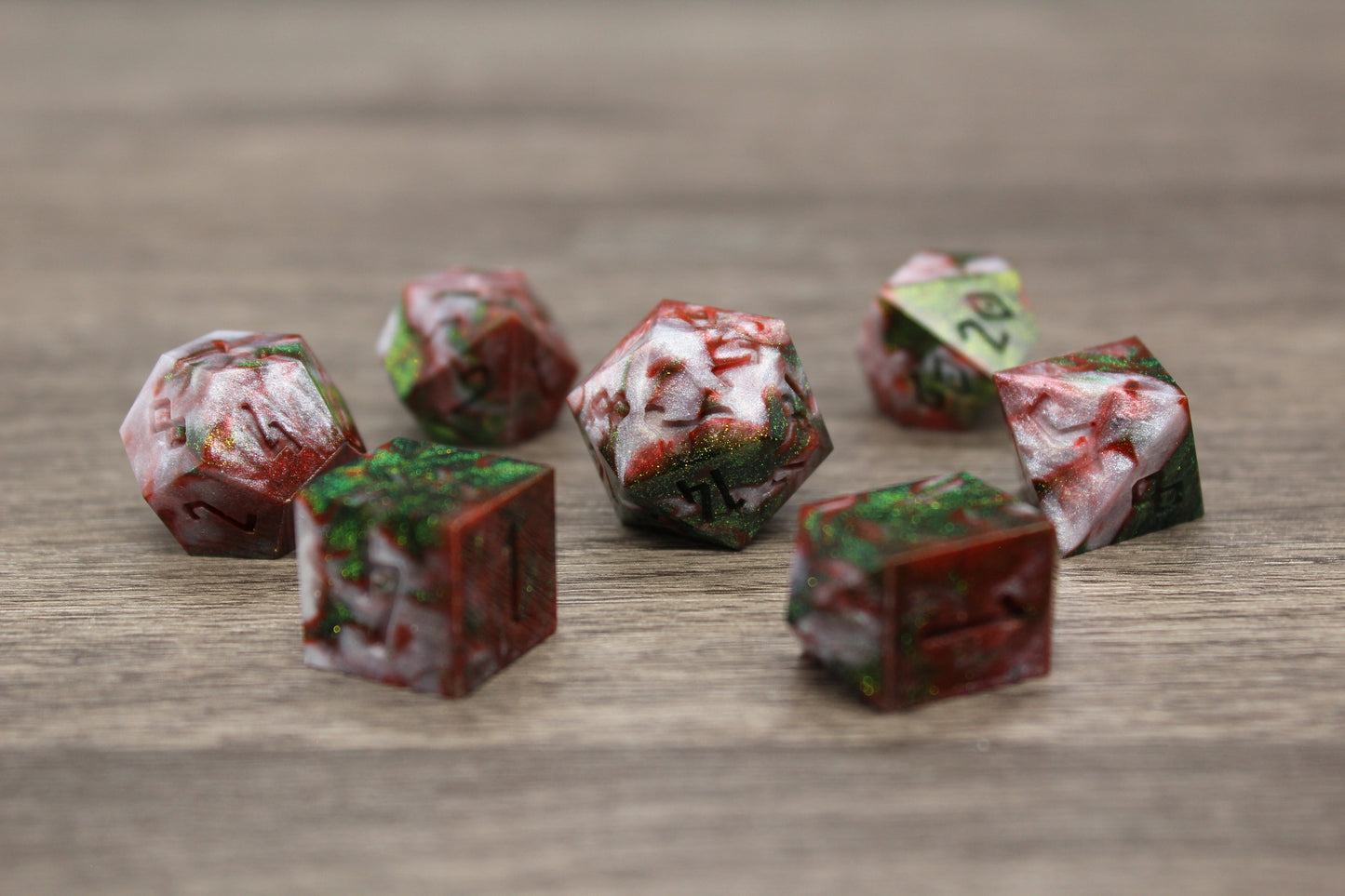 Raw Fruit Cake Dice Set