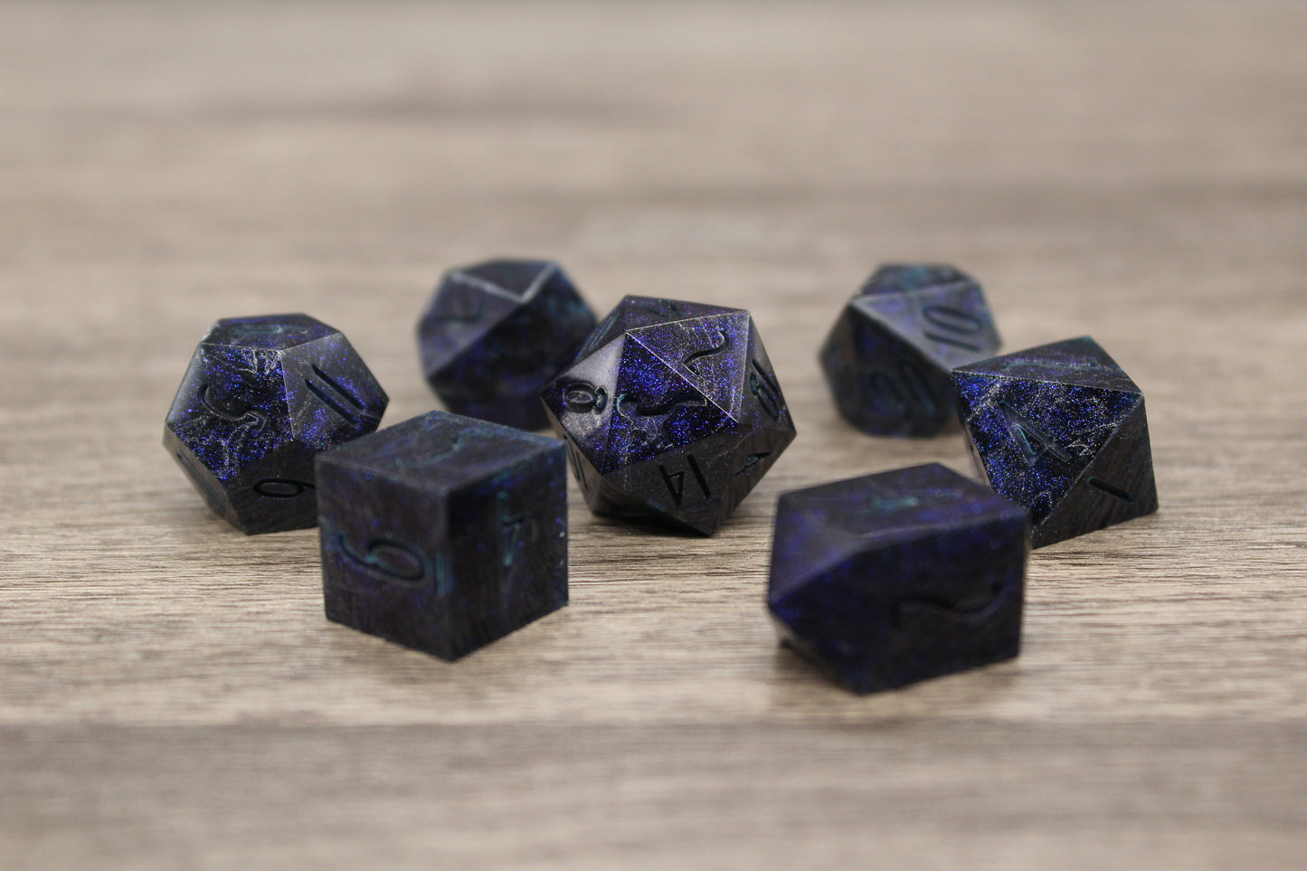 Raw Dark Night Dice Set