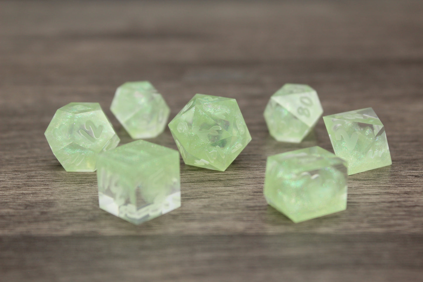 Raw Dew in the Meadow Dice Set