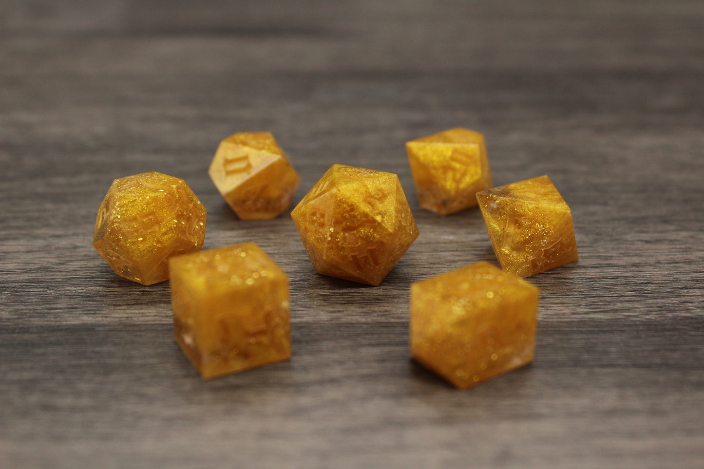 Raw Gold Rush Dice Set