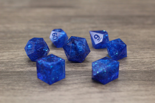 Raw Ocean Shimmer Dice Set