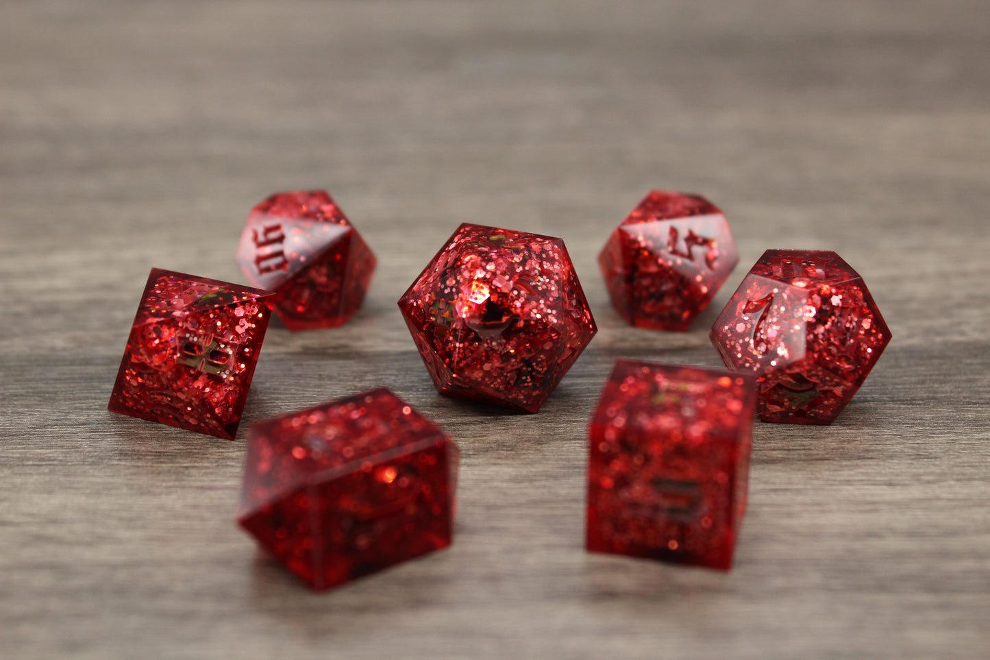 Raw Fall Forest Dice Set