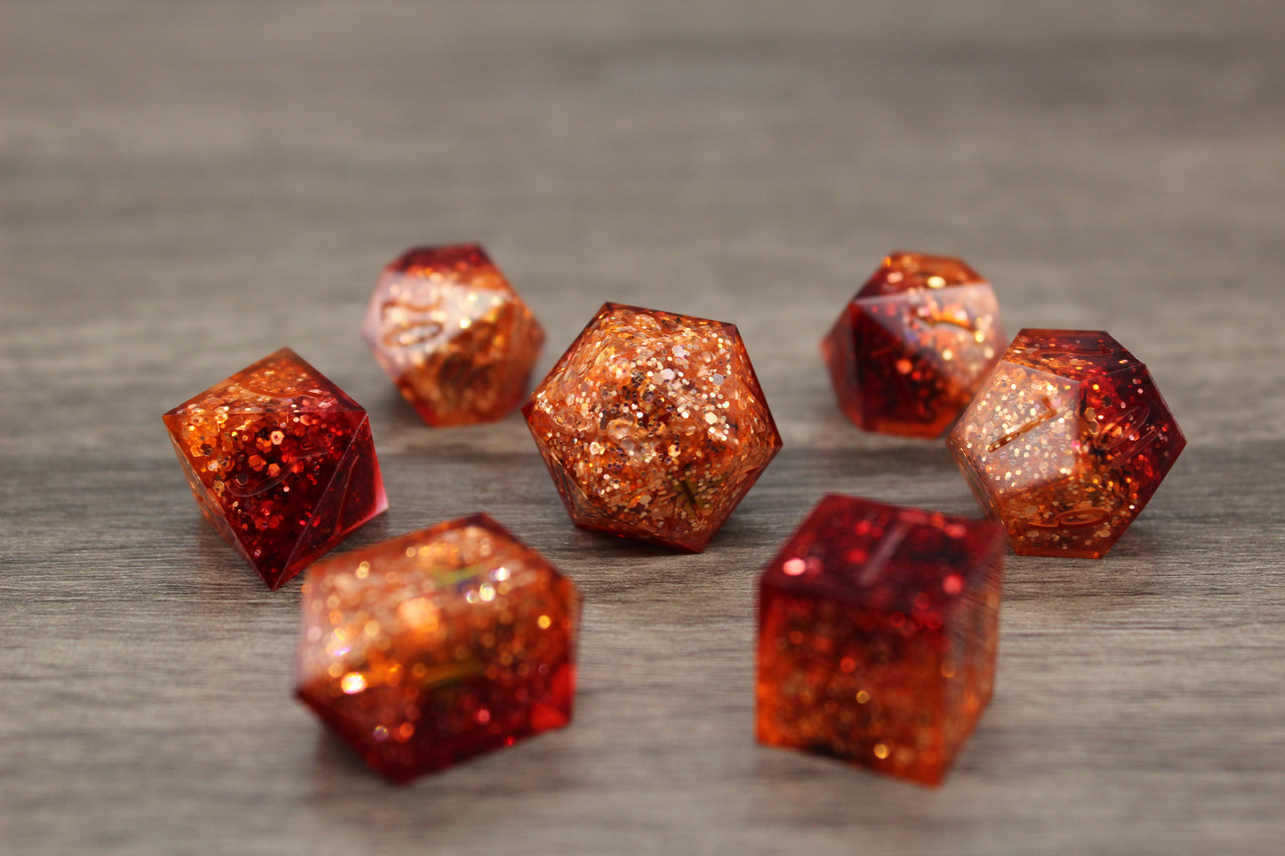 Raw Autumn Sky Dice Set