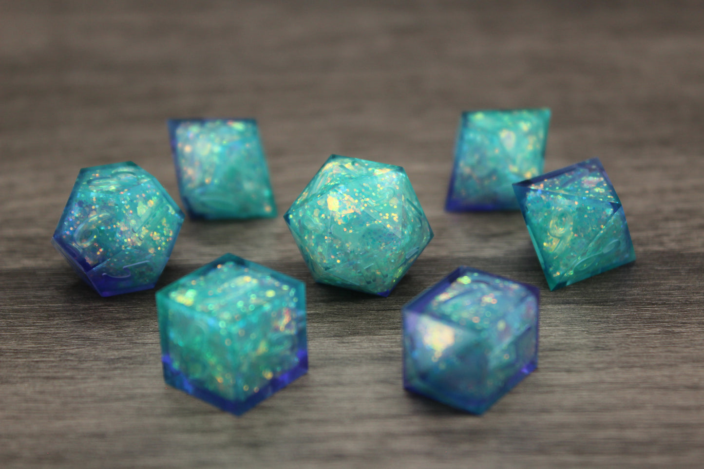 Raw Shining Sky Dice Set