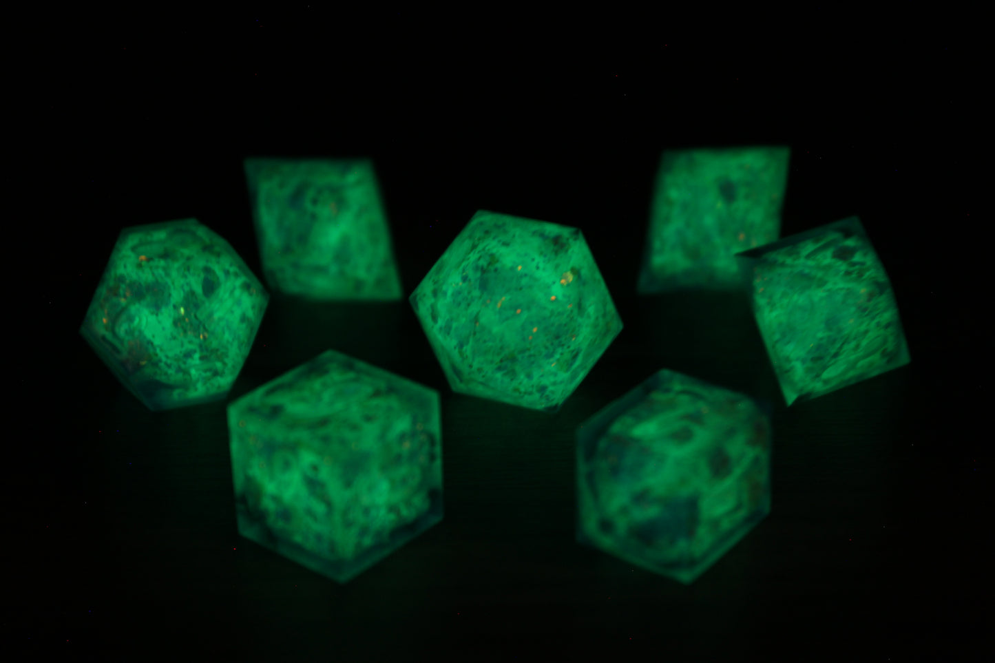 Raw Shining Sky Dice Set