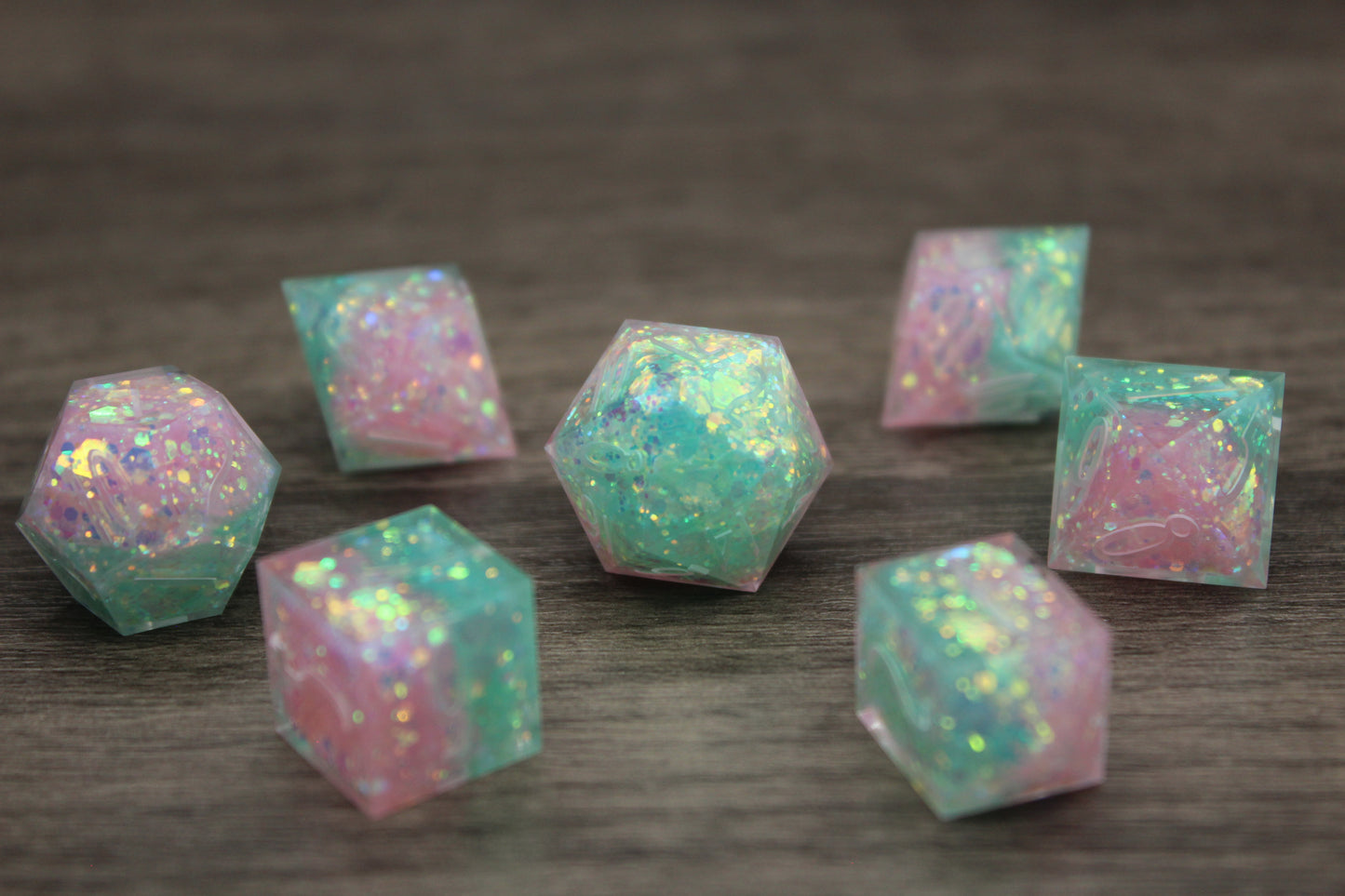 Raw Pastel Dream Dice Set