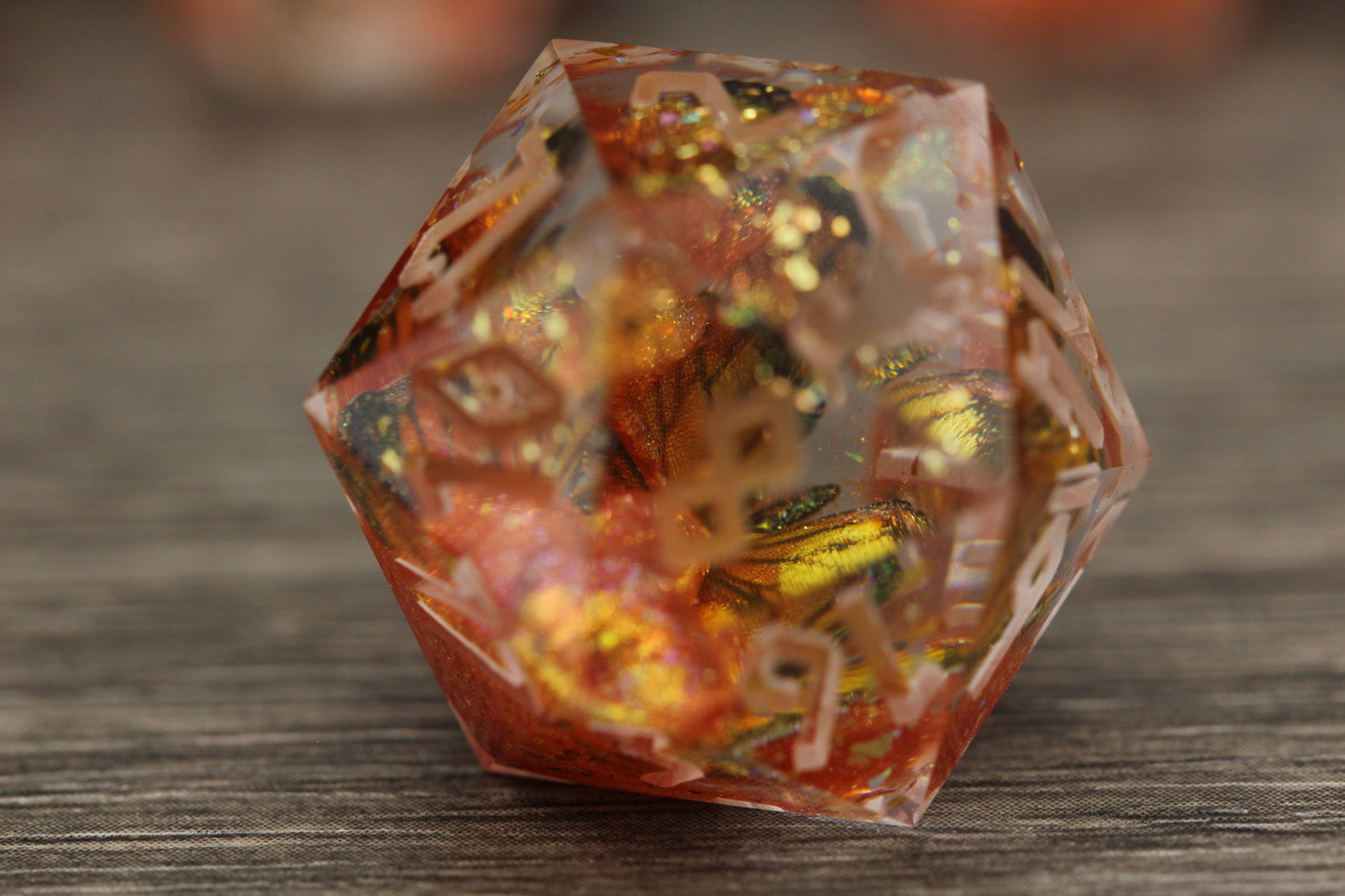 Raw Molten Monarch Dice Set