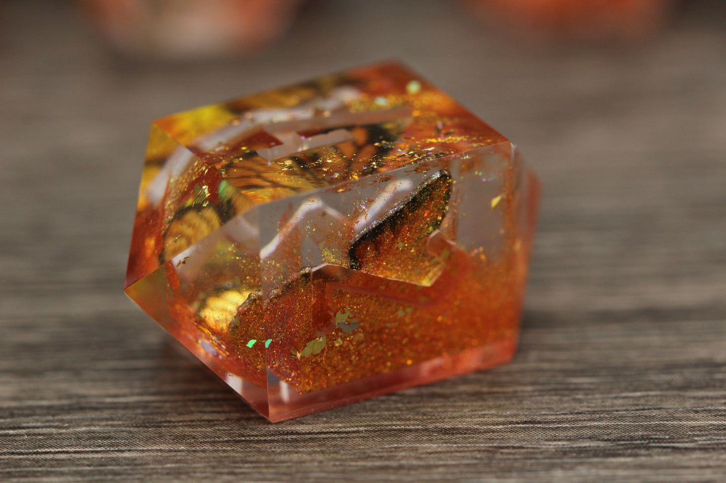 Raw Molten Monarch Dice Set