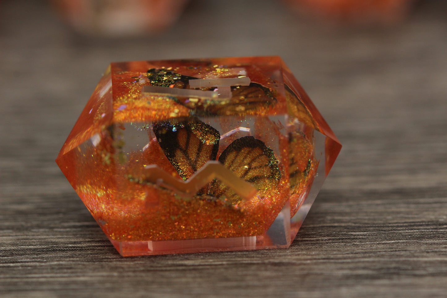 Raw Molten Monarch Dice Set